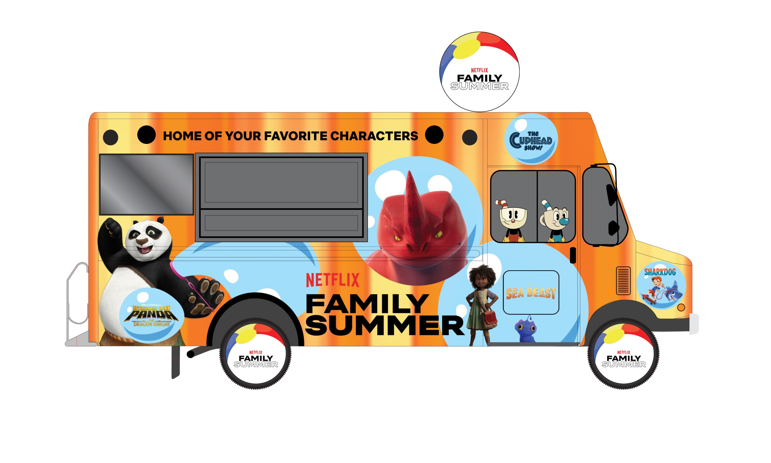 Netflix Family Summer Activity Truck is coming to Chicago