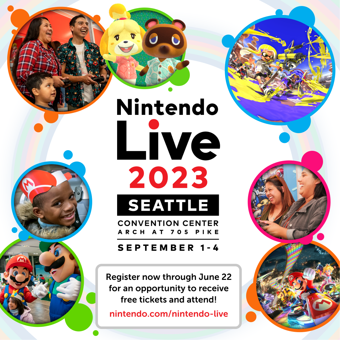 Register for Nintendo Live 2023