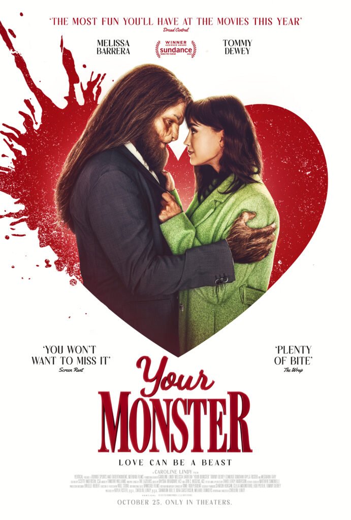 Laura and Monster hugging