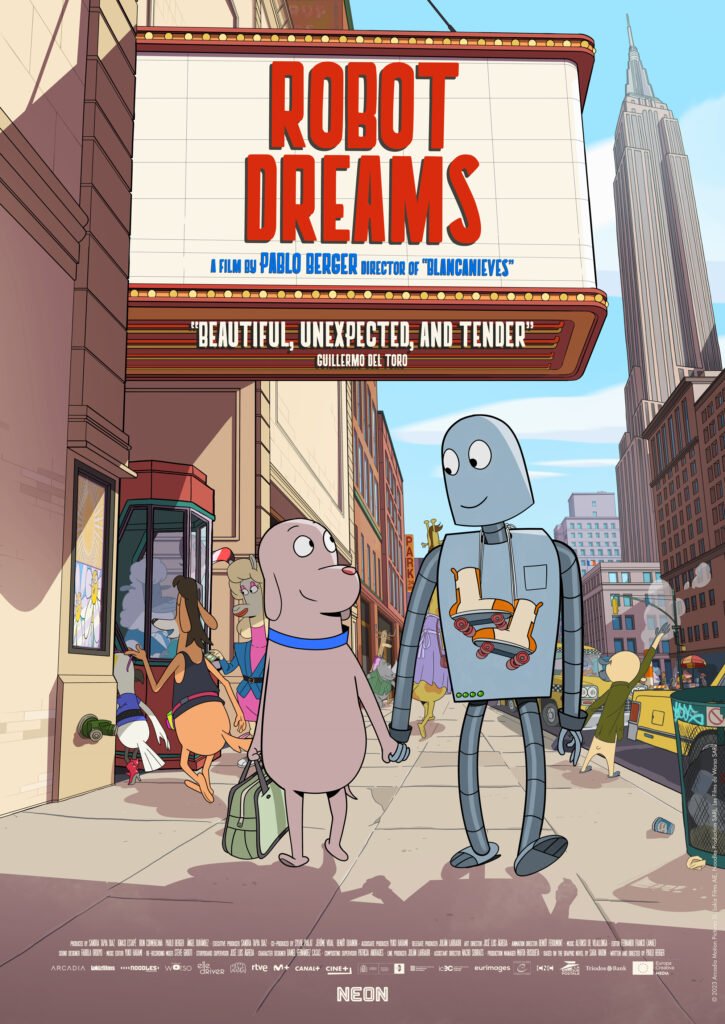 Bog and Robot walking together
